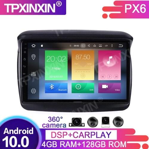 128G Android10 For Mitsubishi L200 2008-2016 Car Multimedia Player GPS Navigation Headunit Auto Radio Audio Stereo Tape Recorder