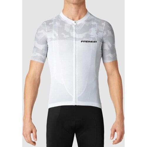 2020 Classic Camo Top Striped lycra sleeve Frenesi Summer Bike knitting Jersey Sets Maillot Ciclismo bicycle Cycling Clothes kit