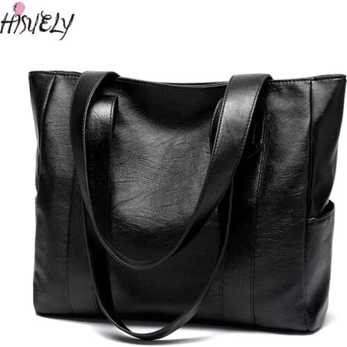 2021 Black Women Leather Shoulder Bag Fashion Handbag Retro Embossing Quailty Ladies Large Tote Purse Luxury Tote Bag Bolsos