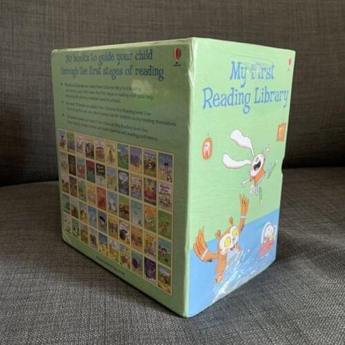 50 books/set Usborne My First Reading Library English Picture Books Baby Early Childhood words learning gift For kids