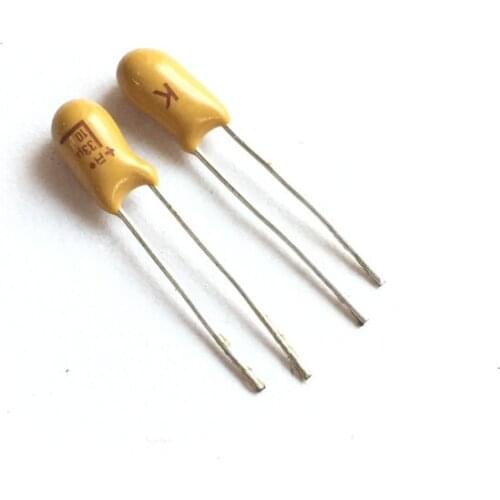 50pcs 10V33uF 336 33uF 10V DIP Radial Tantalum capacitor