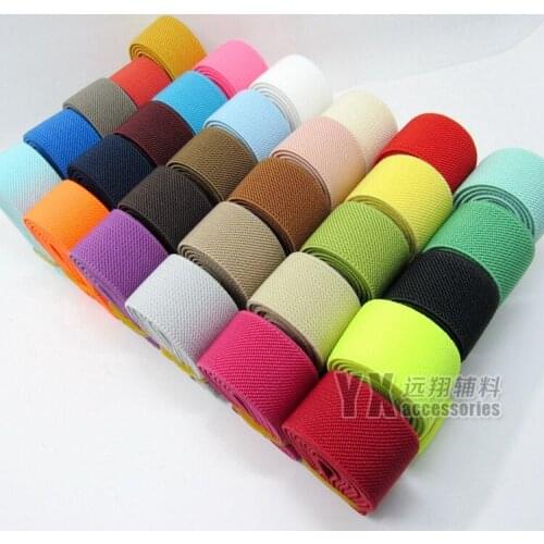 8meters 25mm 1 inch elastic webbing stretchy bands for garment bags pants belt 33colors diy handwork accessories