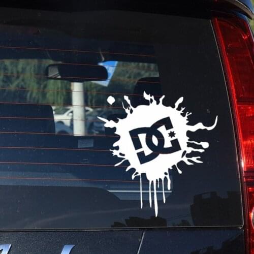Car Stickers DC Block Splash Funny Creative Decals Decoration ForTail Windshield Cover Scratches Auto Tuning Styling Vinyls D40