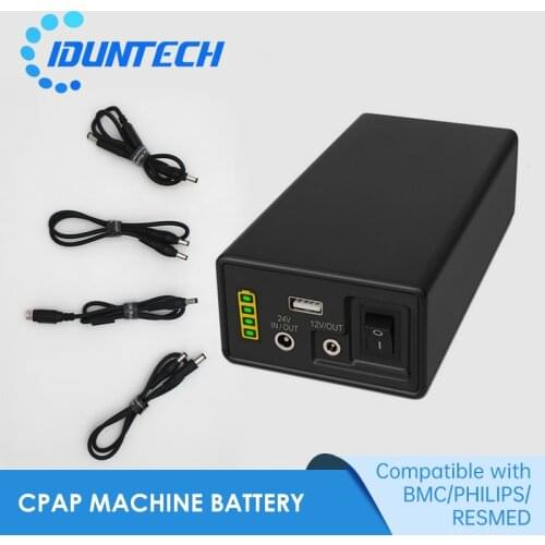 CPAP Machine Battery Pack 24V 5A For GII G2S Travelling on Airplane Train Vehicle Vacation Holiday