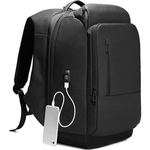 Brand Backpack for men17.3 inch Laptop bag Business 17 inch Multifunction High capacity black Travel bag backpack usb 2018 NEW
