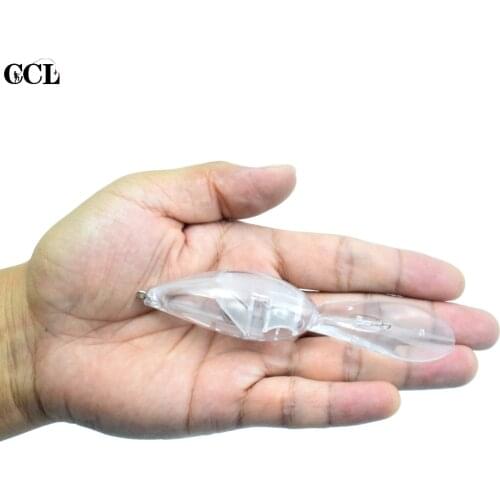 CCLTBA 15pcs/lot Deep Long Diving Bill Blank Crankbait 11cm 16g Rattle Inside Hard Plastic Lure Body Crank Unpainted Blanks