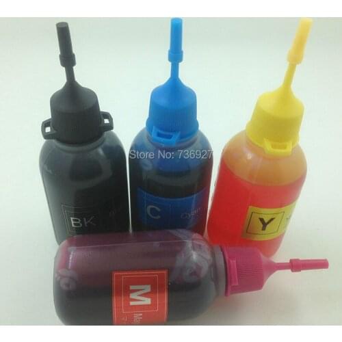4X 50ml T007 T008 T009 T028 T029 T040 T041 Refill Dye ink for Epson Stylus Photo 900 1270 C50 C60 CX3100 C62 CX3200 printer