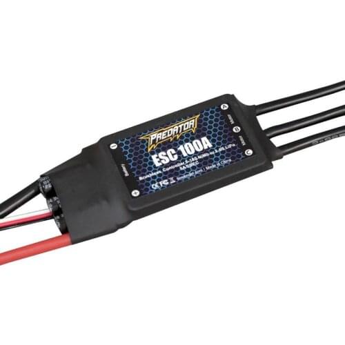 FMS Predator 100A Brushless ESC Electronic Speed Controller Upgraded 6S 5A UBEC Switch Mode XT60 For FPV RC Airplane Spare Part