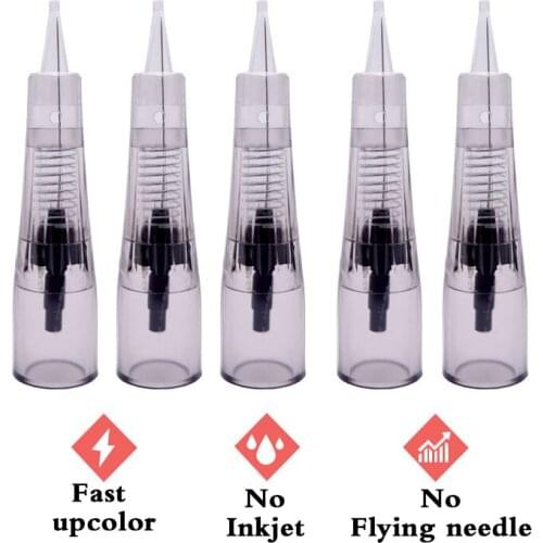 20Pcs Microblading Tattoo Needles Permanent Makeup Tattoo Eyebrow Machine Needle 1P/3P/5P/5F/7F Cartridges Needle For Embroidery
