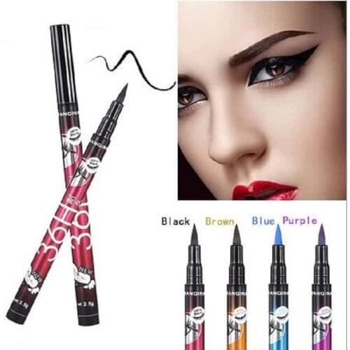 4 Colors Black 36H Eyeliner Pencil Waterproof Pen Precision Long-lasting Liquid Eye Liner Smooth Make Up Tools