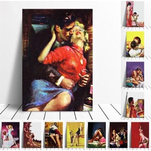 Canvas Painting Hurry Up Please Pulp Cover Posters and Prints Wall Art Picture for Living Room Decor No Frame