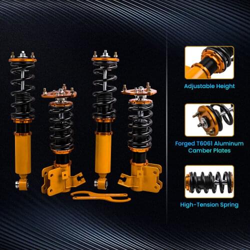 Coilover Coilovers Suspension Kit For NISSAN S13 180SX 200SX 240SX Coupe 1989-1998 Struts Shock Absorber Height Adjustable