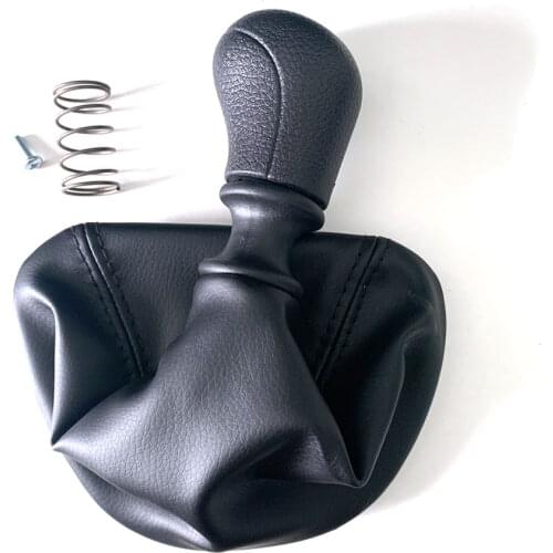 6 Speed Manual Leather Plastic Car Shift Gear Knob Lever Gaitor Boot Cover For Mercedes Benz W639 VITO 2003 2004 2005 2006-2010