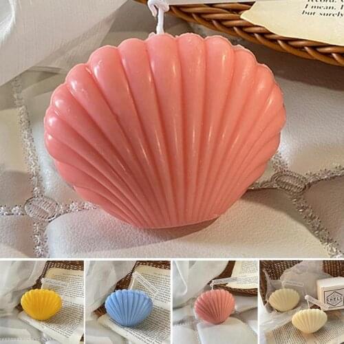 Creativity Shell shape Candle Soy Wax Scented Candles Decoration Gifts Shooting Home Background Birthday Supplies Party Pro N3U8