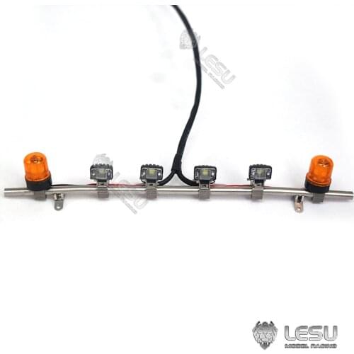 LESU Cabin Roof Rotating Lamp Light for 1/14 RC Tractor Truck Dumper DIY Tamiya Model TH17157