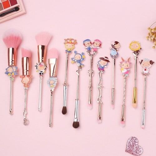 Hot Twelve Constellation Makeup Brushes Set Eye Shadow Foundation Powder Eyeliner Eyelash Make Up Brush Cosmetic Beauty Tool Kit