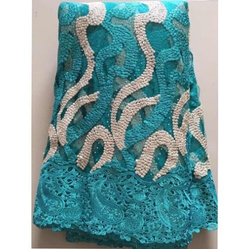 2021 Latest French Nigerian Lace Fabrics High Quality Tulle African Lace Fabric Wedding Stones French Tulle Lace YLL2920