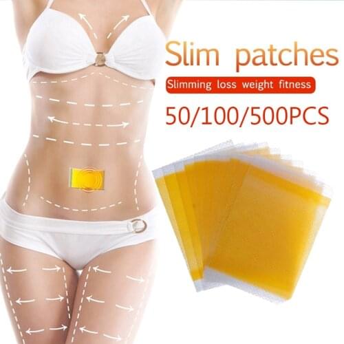 100/50pcs Slimming Patch Fast Burning Fat&Lose Weight Products Natural Herbs Navel Sticker Body Shaping Patches
