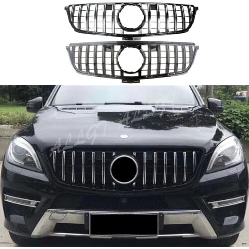 For Mercedes-Benz W166 ML350/450/500 ML Class Front Center Grille Grill 2012 2013 2014 2015