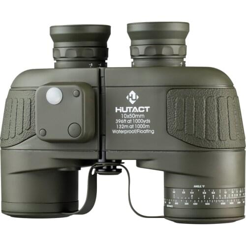 Professional binocular waterproof compass telescope high power marine ranging night vision telescope military drill Nighthunting