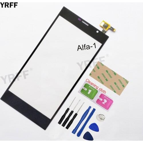 Mobile Touch Screen For Leagoo Alfa 1 Touch Screen Digitizer Touch Panel Replacement Front Glass Lens Sensor wipes