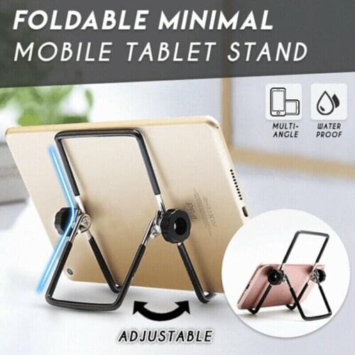 Foldable Metal Tablet Stand Adjustable Big Phone Tablet Desktop Holder Mount Cooing Fast Universal for iPad iPhone Tablet HOT