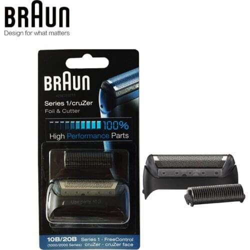 Braun 10B/20B (1000/2000 Series) Foil & Cutter Replacement High Performance Part Razor Blade(180 190 1775 1735 2675 5728 5729)
