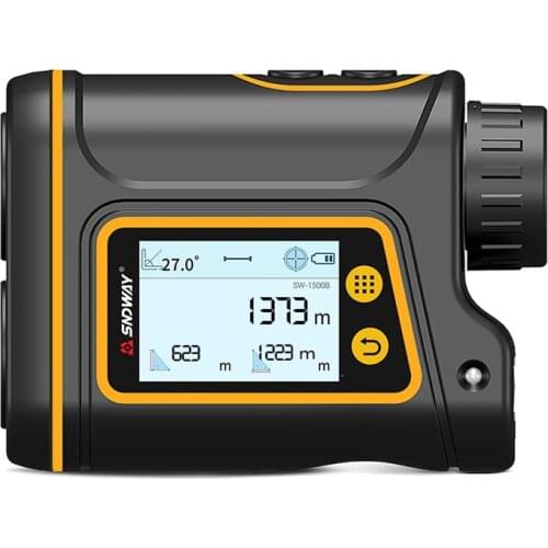 SNDWAY SW-1500B Touch Screen Digital Golf Laser Rangefinder 1500m Telescope Hunting Rangefinder Distance Meter/laser rangefinder
