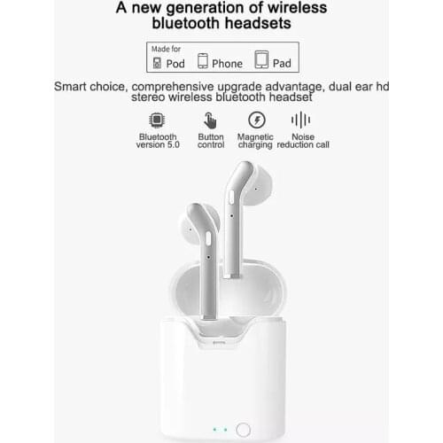 TWS Wireless Headphones Bluetooth Earphones Sports Earbuds Waterproof Music Headset For Huawei Iphone Oppo Xiaomi Earpieces