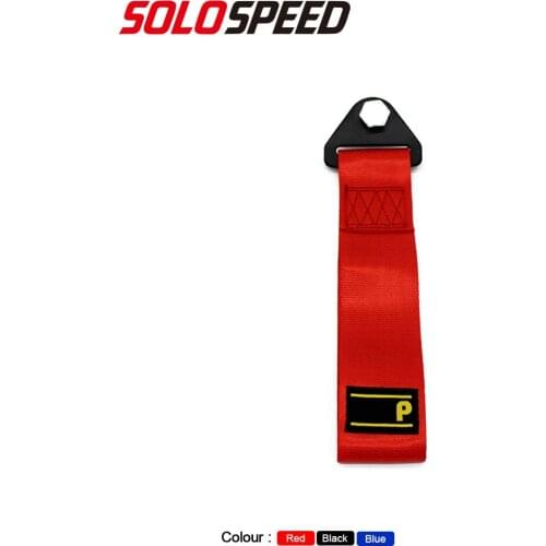 Universal Racing Tow Strap Nylon Trailer Belt Towing Rope Tow Hook with Screw