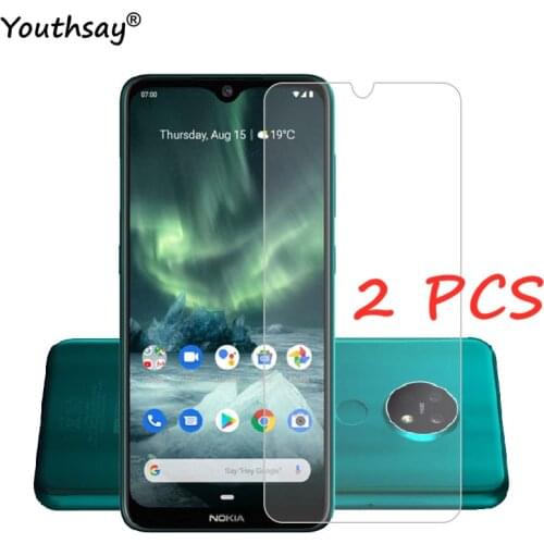 2PCS For Nokia 7.2 Glass For Nokia 7.2 6.2 5.3 8.3 Glass Screen Protector Camera Film Lens For Nokia 7.2 Tempered Glass
