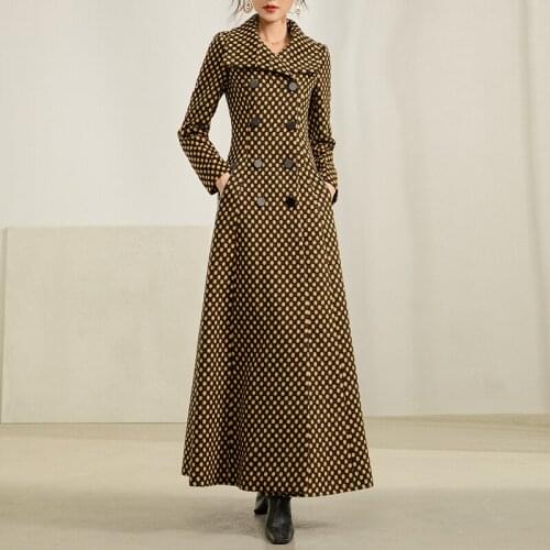 The winter winter season in 2020, the new long joker in high-end female woollen overcoat woolen cloth coat