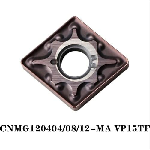 100% Original CNMG CNMG120404-MA VP15TF CNMG120408-MA CNMG120412-MA 10pcs CNC lathe Insertion Carbide Insert Imported From Japan