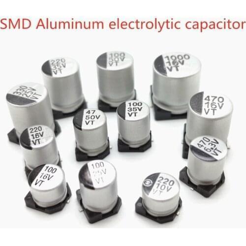 20PCS 16 v47uf new high quality SMD SMD aluminum electrolytic capacitor 47 uf 16 v volume 5 x5. 4 mm
