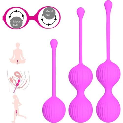 ORISSI full bag silicone ball female vaginal exercise dumbbell shade ball assisted recovery shade smart ball