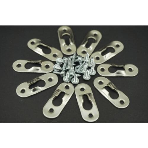 30 PCS/Lot HEAVY DUTY Metal Picture Photo Mirror Arch Frame Turnbutton Turn Button Hanger With Screw Free shipping