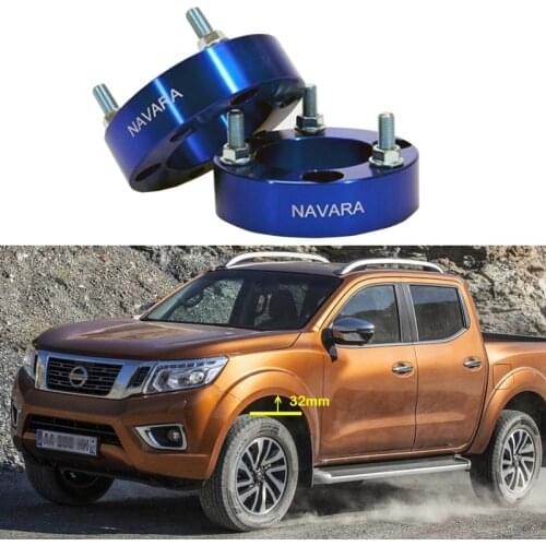 Car Accessories 32mm Front Spring Lift Spacers Strut Shock Coil For Navara D40 /NP300 4WD 05-15