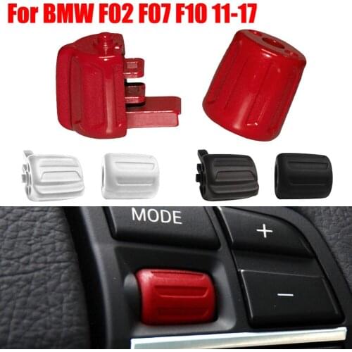 For BMW F02 F07 F10 2011-2017 Steering Wheel Switch Multi-functional Steering Wheel Rubber Button Car Styling Accessories