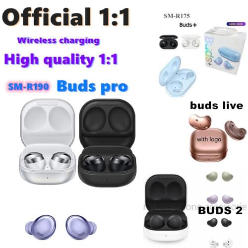 Official 1:1 copy Buds Pro/ BUDS+/BUDS Live Wireless bluetooth Headset Earphones with Wireless charging for iOS Android phones