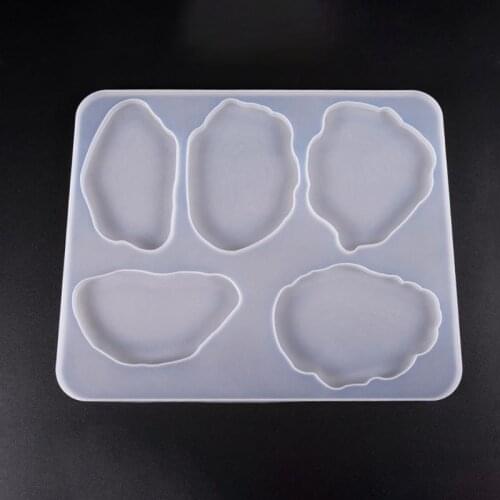 Large Table Decoration Mold Coaster Set Multi-standard Cup Mat Silicone Molds DIY Crystal Epoxy UV Glue Mold T84A