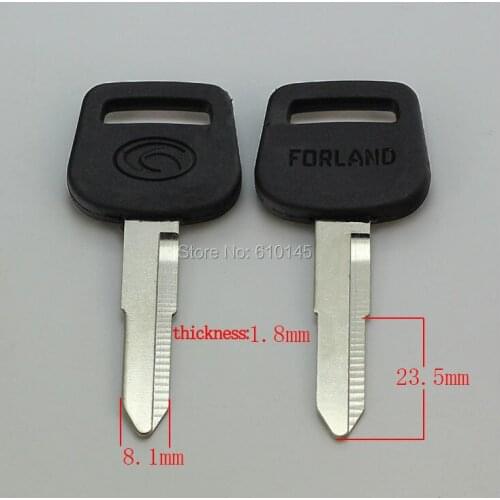 C287 glue short left groove forton blank car key