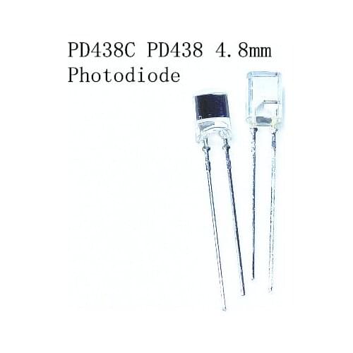 50PCS PD438C PD438 4.8mm Photodiode