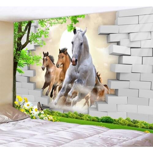 3D animal home decoration tapestry psychedelic scene Bohemian decorative tapestry Mandala sofa blanket bed sheet wall hanging