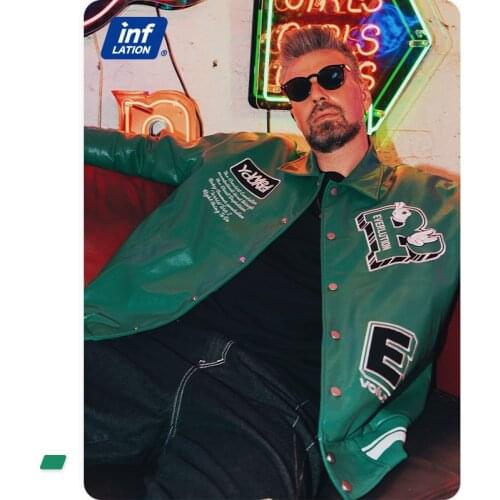 Мужские куртки из искусственной кожи INFLATION China At AliExpress