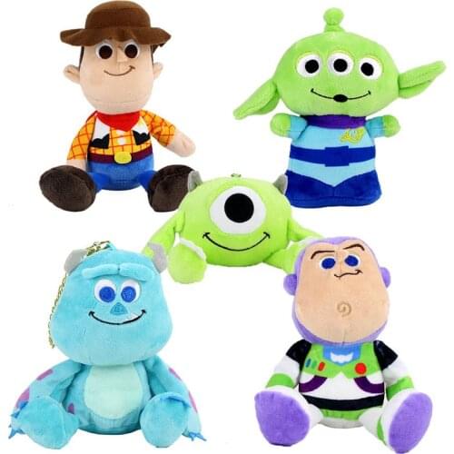 Toy Story 4 Plush Toys Cute Rabbit Bunny Buzz Lightyear Woody Hamm Aliens Soft Stuffed Animal Dolls Gift for Kids