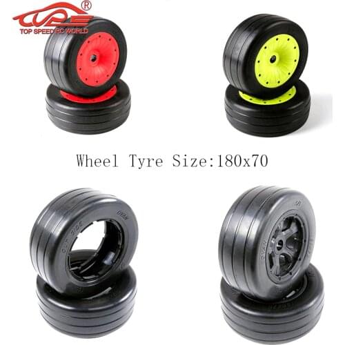 Slick Wheel Tire and Tyre Skin Kit for 1/5 Scale Losi 5IVE-T ROVAN LT KING MOTOR X2 BAJA 4WD SLT