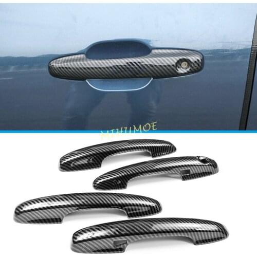 Carbon Fiber Door Handle Cover For 2020+ Ford Escape Kuga Focus Active Keyless