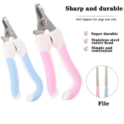 Pet Nail Clipper Grooming Scissors Dog Cats Supplies Animal Trimmers Nail File Claw Cutters Cut The Nails pet Accessories