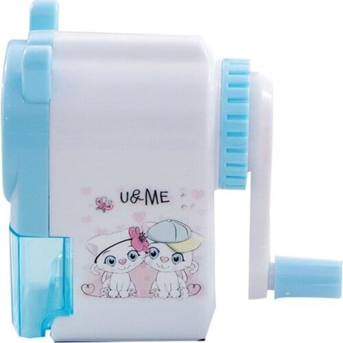 Mini Cute Cartoon Pencil Sharpener Portable Manual Pencil Cutter Tools For Student Gifts Office Stationery School Supplies