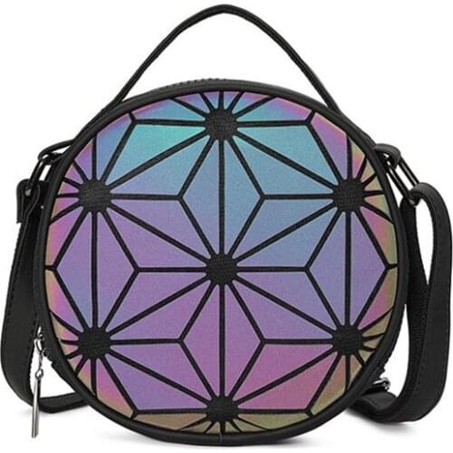 Fashion Small Round Bag 2020 Winter New Cross-body Bag Stone Pattern Small Handbag Shoulder Zipper Handbag Phone Bag S2374